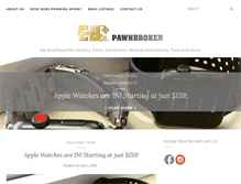 Tablet Screenshot of eandbpawnbroker.com